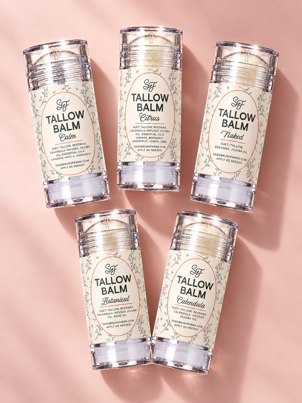 The Complete Tallow Stick Balm Bundle